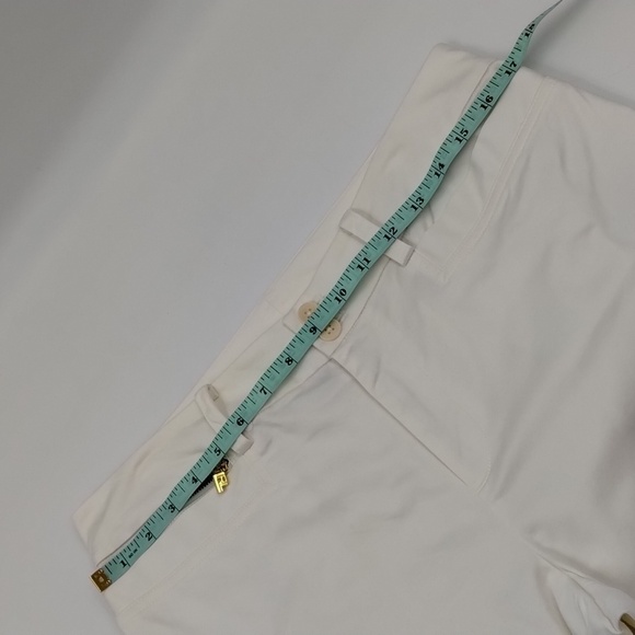 Lauren Ralph Lauren Hi Waist Size 10 White Trouser Pant - Picture 12 of 12